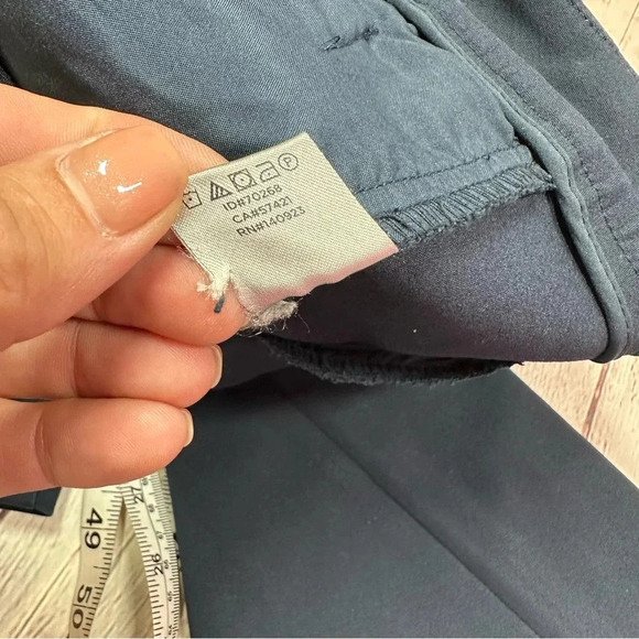 LOFT marisa skinny dress trouser pants sz 12 navy business professional office - Picture 9 of 9